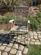 Teakstoel, Jardin & Terrasse, Chaises de jardin, Enlèvement, Utilisé, Ajustable