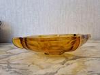 Bruine schaal "art deco", Ophalen of Verzenden