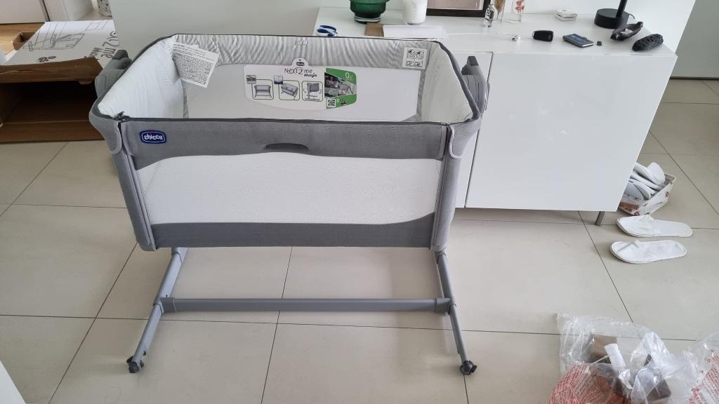 Berceau cododo Chicco Next2Me Magic Evo - gris, Kinderen en Baby's, Babywiegjes en Ledikanten, Zo goed als nieuw, Wieg, Ophalen