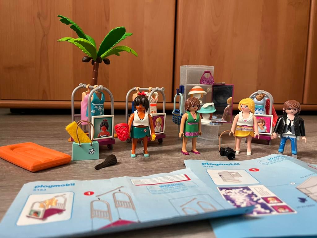 Fotoshoot op strand 6153 en city 6149 playmobil, Ophalen of Verzenden, Zo goed als nieuw
