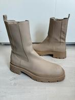 Bottes chelsea Zara à mi-mollet taille 42, Enlèvement ou Envoi, Beige, Comme neuf, Boots et Botinnes