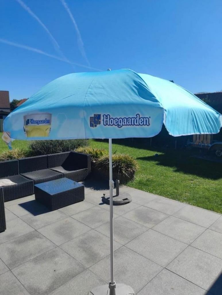 Nouveau parasol Hoegaarden, Jardin & Terrasse, Parasols, Base de parasol, Enlèvement