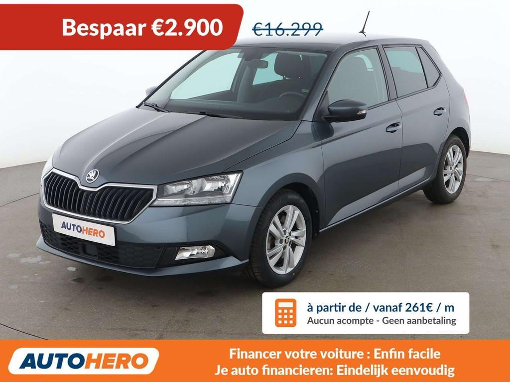 Skoda Fabia 1.0 TSI Ambition (année de construction 2021), Argent ou Gris, Achat, Apple Carplay, 5 portes
