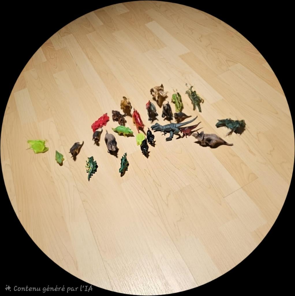 Circuit figurines dinosaures, Enlèvement, Comme neuf, Circuit