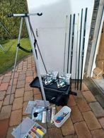 Strandhengels, molens, driepootsteun, viskoffer enz., Ophalen