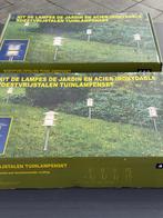 tuinverlichting 2 stuks, Ophalen, Inox, Minder dan 50 watt, Nieuw