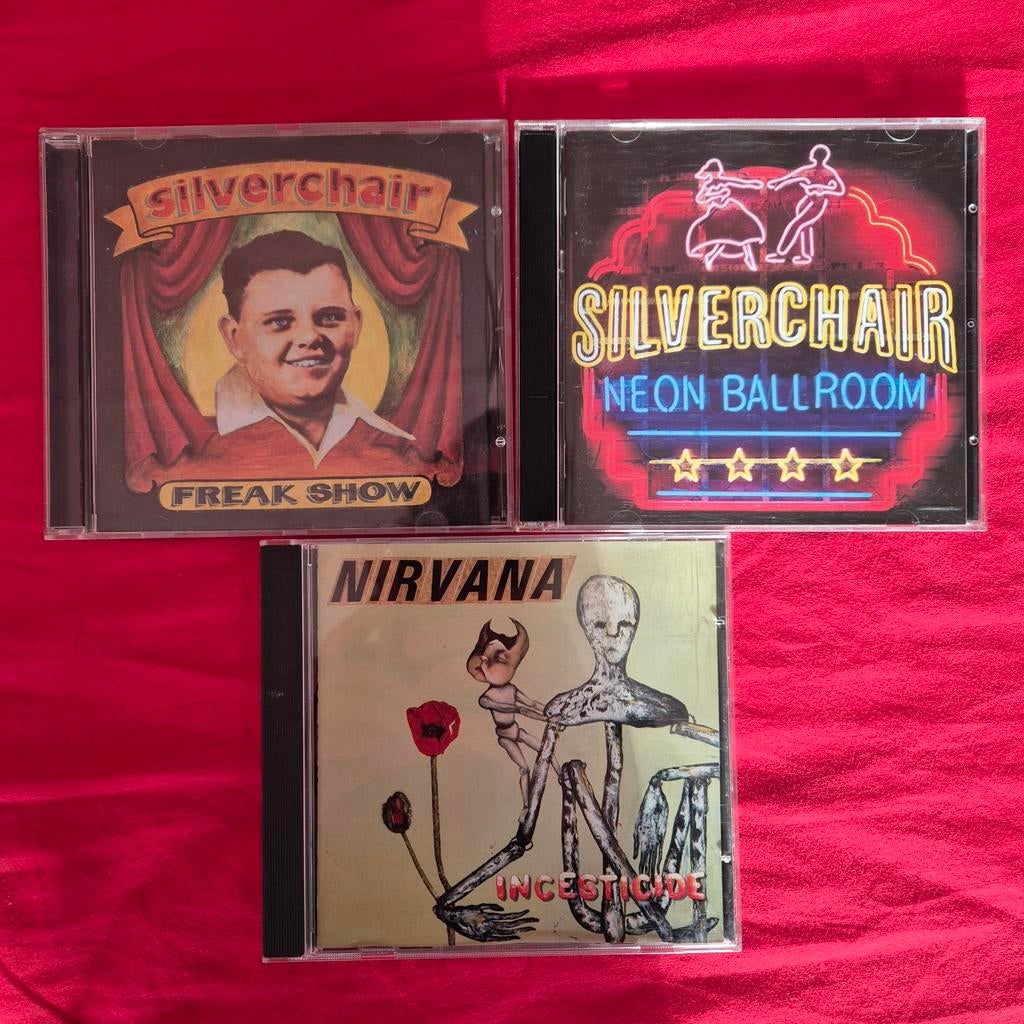 Grunge met 3 cd's - Silverchair & Nirvana, Ophalen of Verzenden, Gebruikt