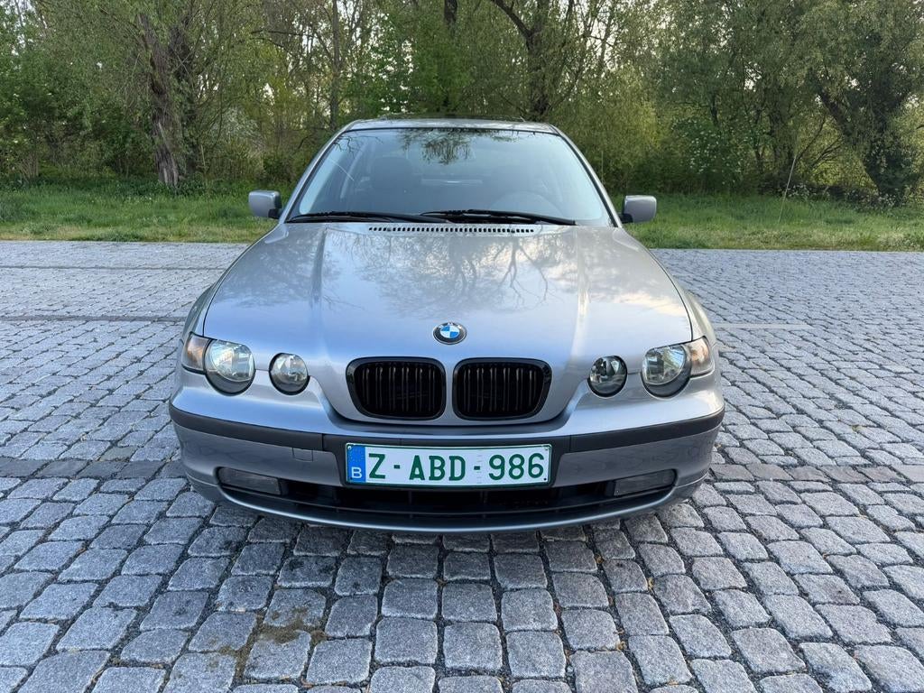 BMW 316 TI BENZINE AUTOMAAT 10/2003 169.000KM TOP STAAT BLAN, Autos, Achat, Entreprise, Carnet d'entretien, 5 places