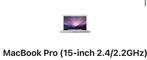 Macbook pro 15 inch van 2007, Computers en Software, Ophalen, Gebruikt, MacBook, 15 inch