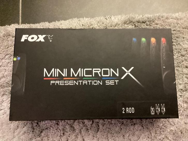 Fox mini micron x 2 rod set + 1 extra micron, Sports nautiques & Bateaux, Pêche à la ligne | Carpes, Comme neuf, Enlèvement ou Envoi