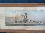 Militaria frame oorlogsschip Frankrijk LORRAINE, Ophalen, Marine, Foto of Poster