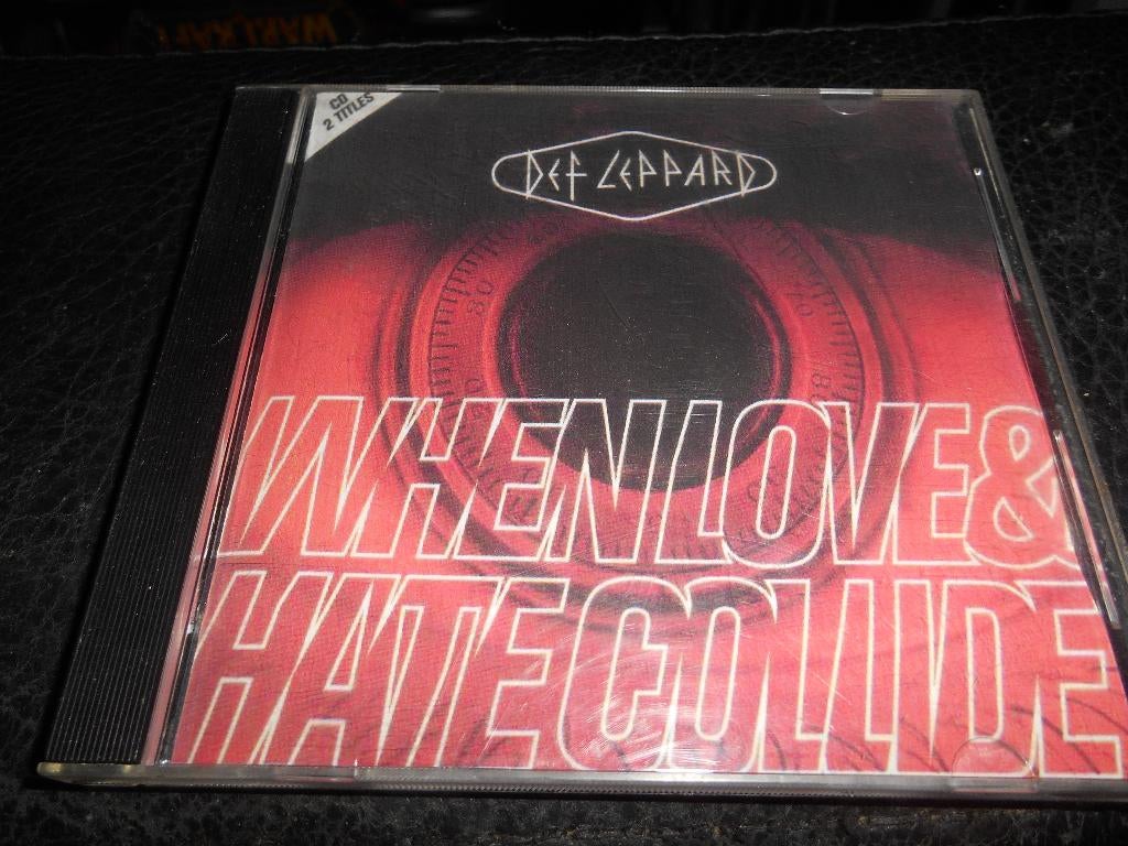 CD Def Leppard " When love & hate collide", Ophalen of Verzenden