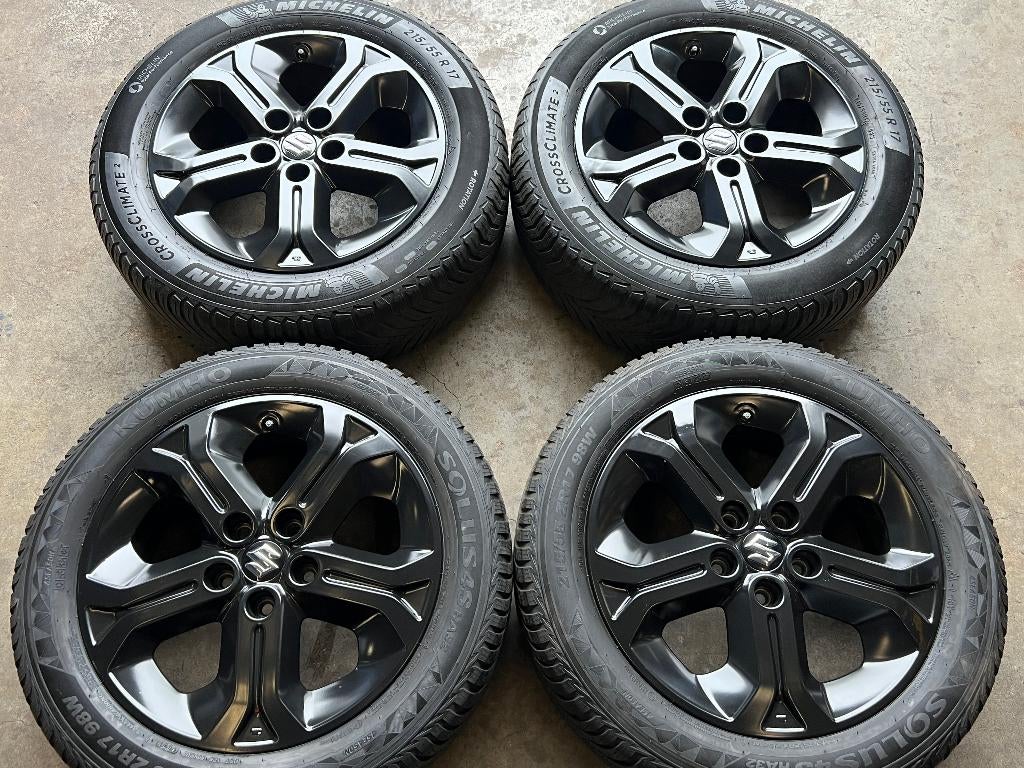 5x114,3 17” Suzuki Vitara, S-Cross, SX4 Velgen + Banden TPMS, Auto-onderdelen, Ophalen, Gebruikt, Suzuki