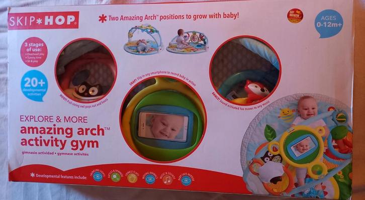 Tapis d'éveil pour bébé - SkipHop, Kinderen en Baby's, Speelgoed | Babyspeelgoed, Gebruikt, Babygym, Met licht, Met geluid, Ophalen