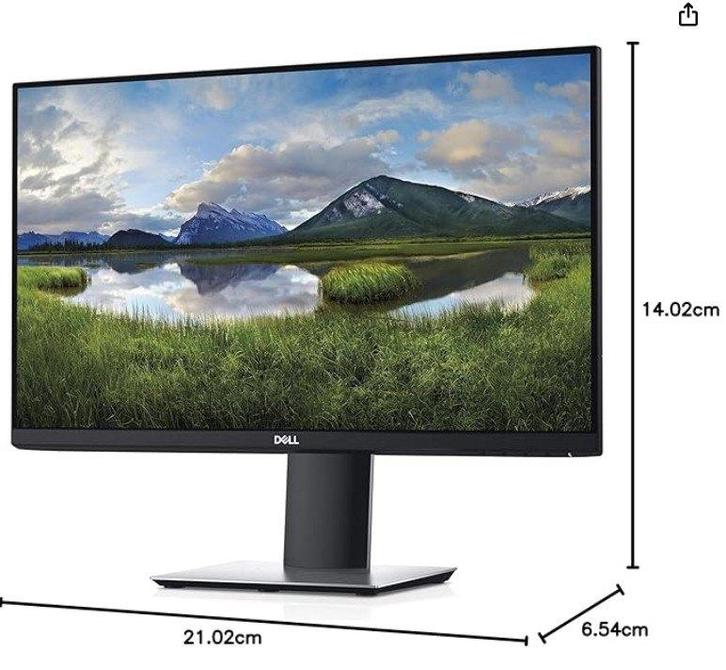 Écran Dell P2419HC 24" Full HD LCD Noir, Computers en Software, Monitoren, Gebruikt, DisplayPort, HDMI, Ingebouwde speakers, Draaibaar
