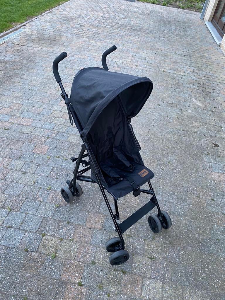 Ding Nora Buggy zwart, Kinderen en Baby's, Buggy's, Ophalen, Zo goed als nieuw, Zonnekap