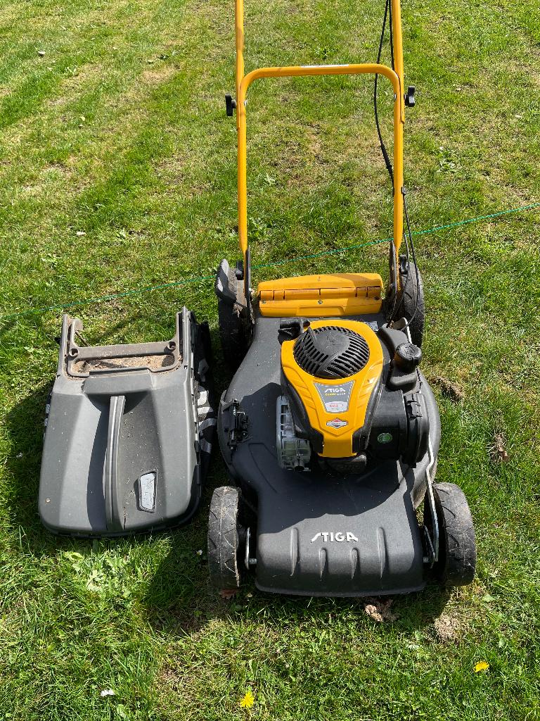 Grasmaaier Stiga, Tuin en Terras, Grasmaaiers, Ophalen, Cirkelmaaier, Stiga, Zo goed als nieuw