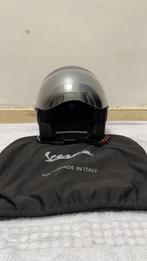 Vespa helm mat grijs, Vélos & Vélomoteurs, Casques de cyclomoteur, Enlèvement, Comme neuf