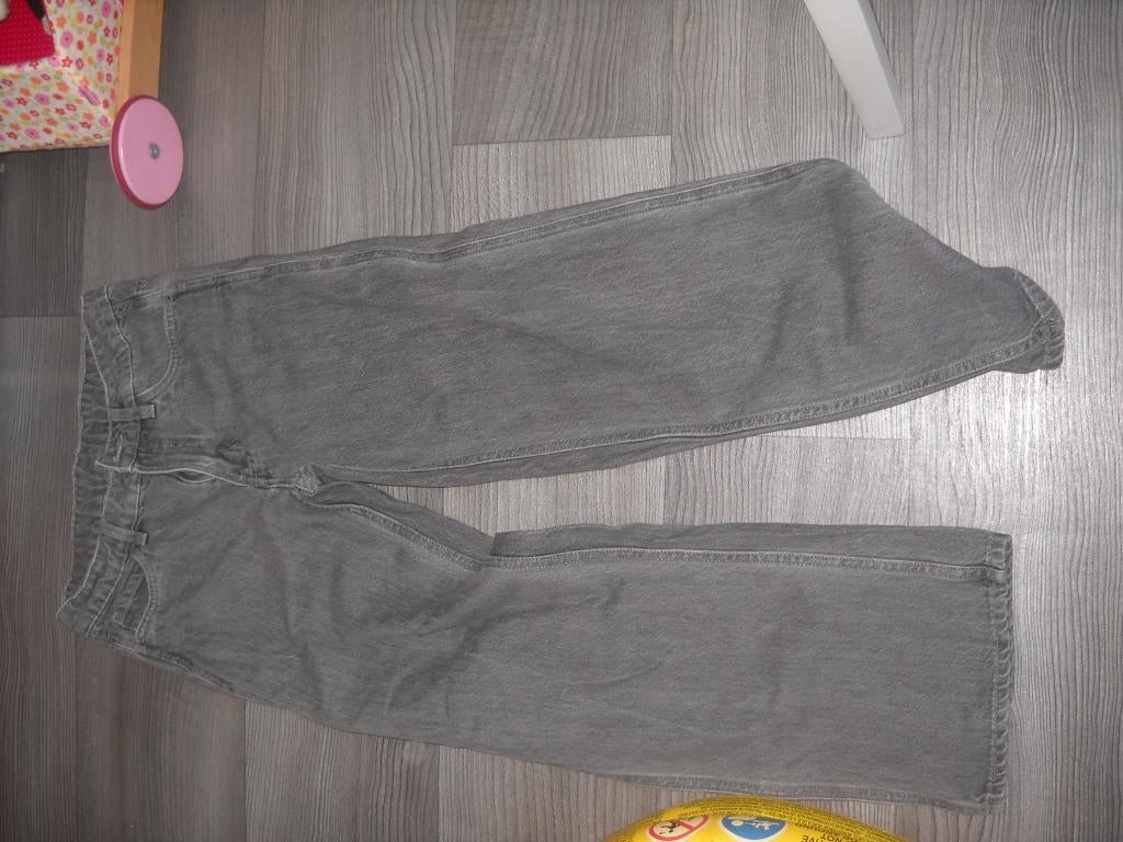 grijze jeans broek meisjes14jaar-merk groggy, Kinderen en Baby's, Kinderkleding | Maat 158, Ophalen, Gebruikt, Meisje, Broek