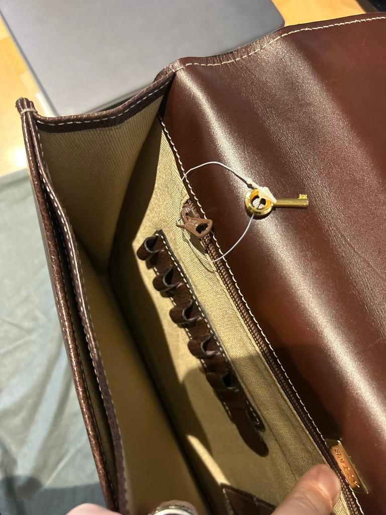 Bally aktentas - Nieuw, Ophalen, Bruin, Aktetas of Boekentas, Nieuw