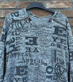 Lichtgrijze en donkergrijze jurk T44 in zeer goede staat, Kleding | Dames, Jurken, Ophalen of Verzenden, Gedragen, Maat 42/44 (L)