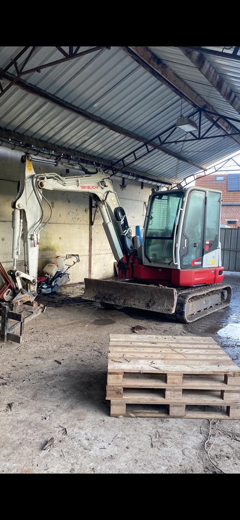Takeuchi tb 257 fr, Ophalen