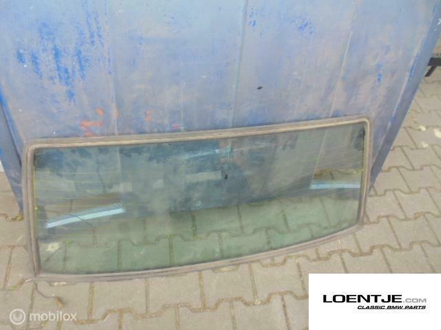 bmw e3 achterruit met rubber, blauw groen getint 2500 3.0 et, Auto-onderdelen, Ruiten en Toebehoren, BMW, Gebruikt, Ophalen of Verzenden