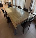 Antieke Balinese Teakhouten Eettafel (200 Jaar Oud) – Uniek, Ophalen, 100 tot 150 cm, Teakhout, 200 cm of meer