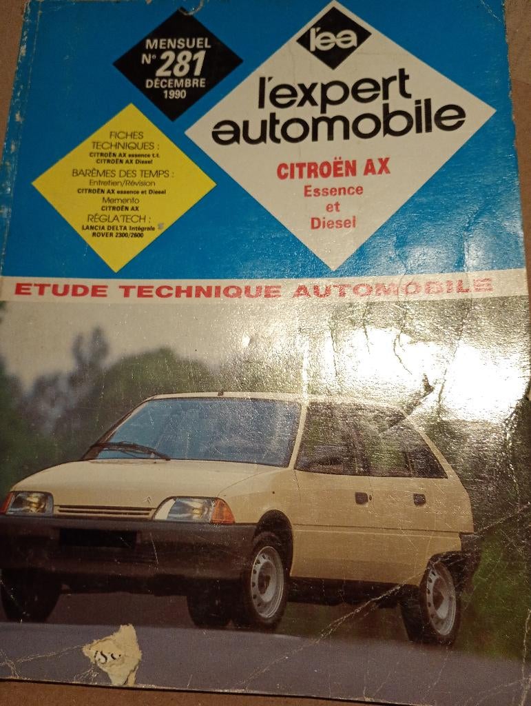 revue technique citroen AX de 1986-1990, Enlèvement ou Envoi