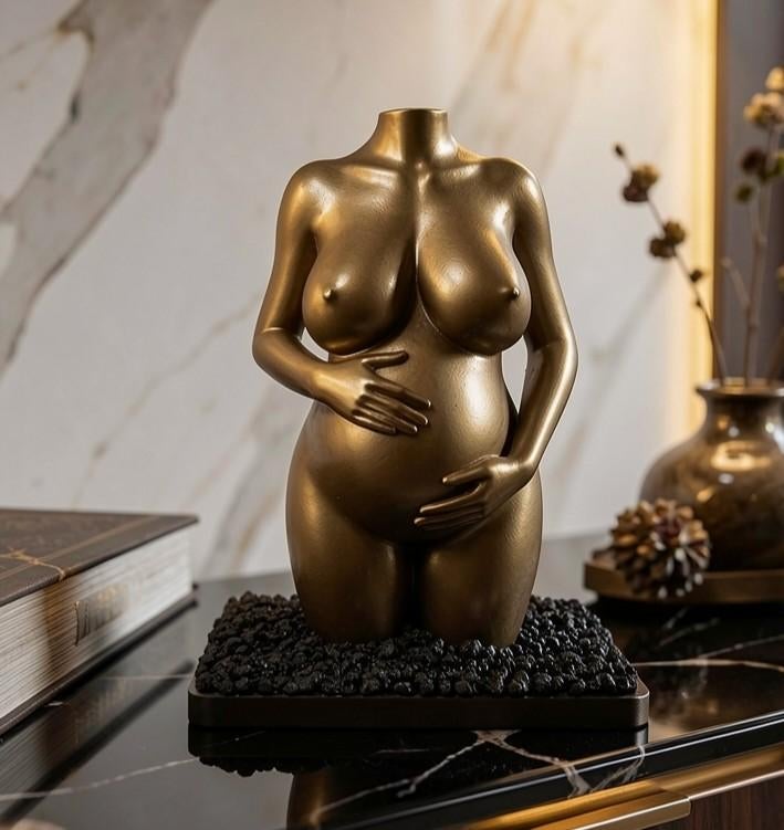 Statue « Mère en devenir » - 12 cm - Couleur bronze, Enlèvement ou Envoi