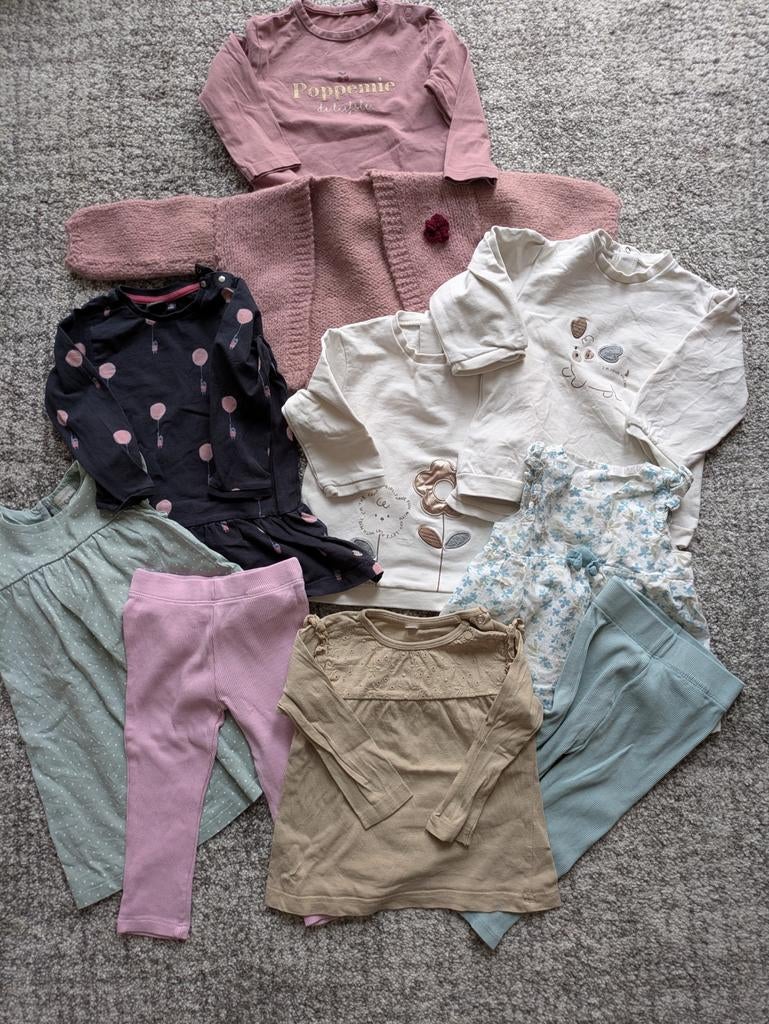 Lot meisjeskleding maat 80, Kinderen en Baby's, Ophalen, Maat 80