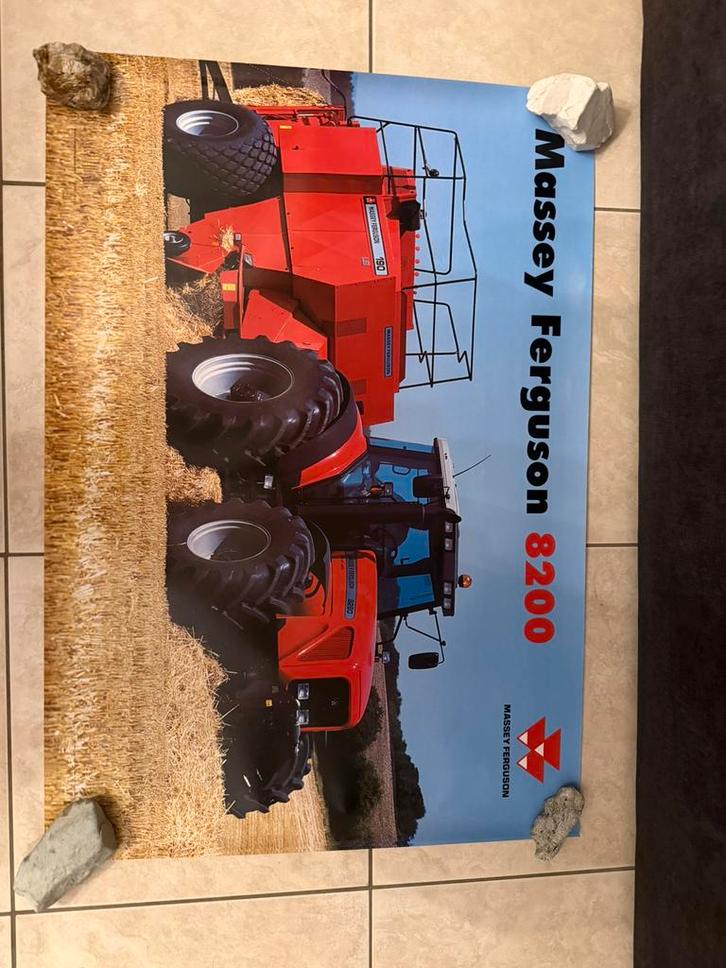 Massey ferguson Mf posters affiche tractor traktor, Verzamelen, Posters, Zo goed als nieuw, Ophalen