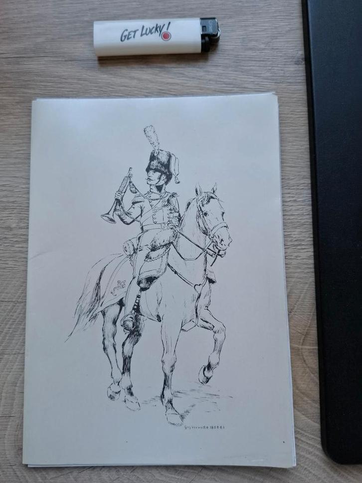 1e Regiment Gidsen Siegen brochure BSD Pepinster ABL, Verzamelen, Militaria | Algemeen, Landmacht, Boek of Tijdschrift, Verzenden