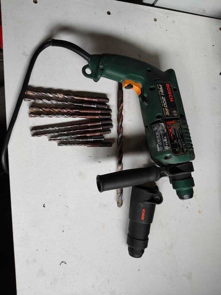 Bosch boorhamer in koffer perfect in orde lees beschrijving, Doe-het-zelf en Bouw, Gereedschap | Boormachines, Ophalen