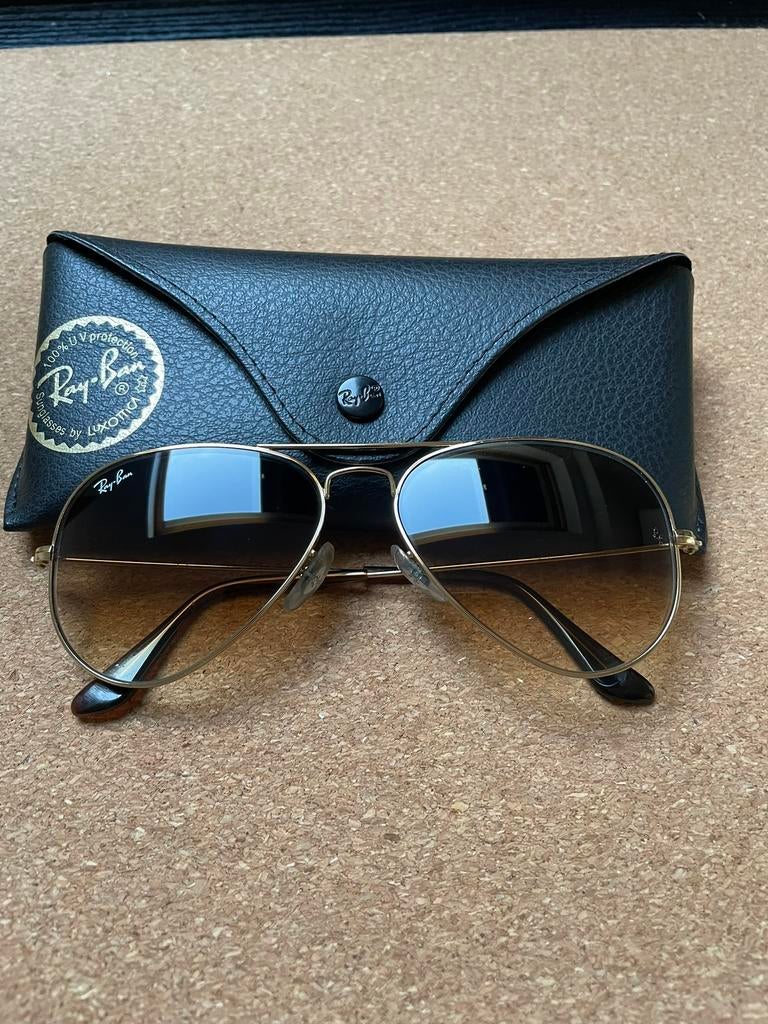 Lunettes ray-ban aviator, Comme neuf, Brun, Ray-Ban, Lunettes