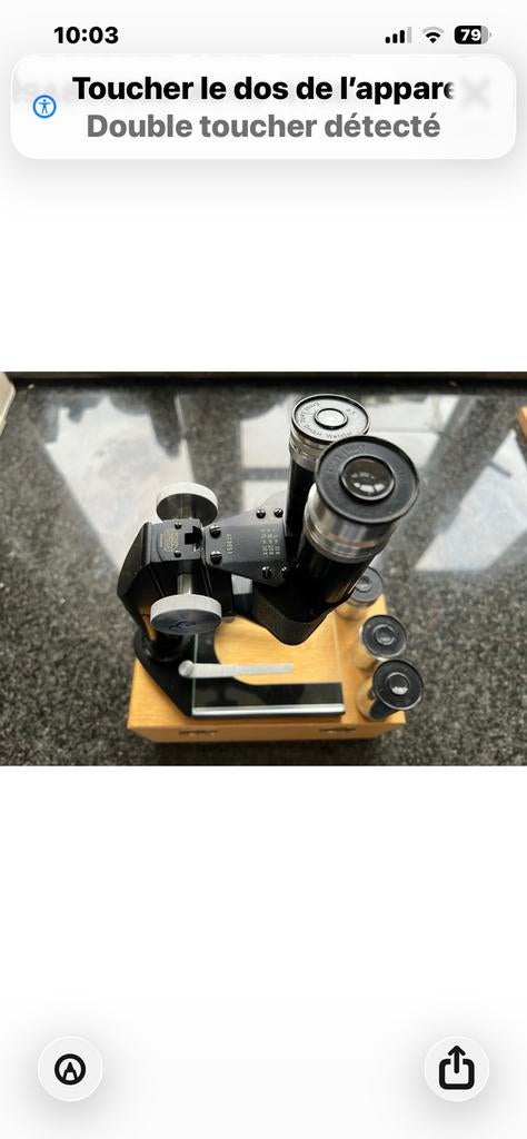 Loupe binoculaire LEITZ Wetzlar vintage, Audio, Tv en Foto, Optische apparatuur | Microscopen, Gebruikt, Stereomicroscoop, Ophalen of Verzenden