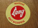 Autocollant pour armes Lang Antwerp, Enlèvement ou Envoi, Neuf, Société ou Association