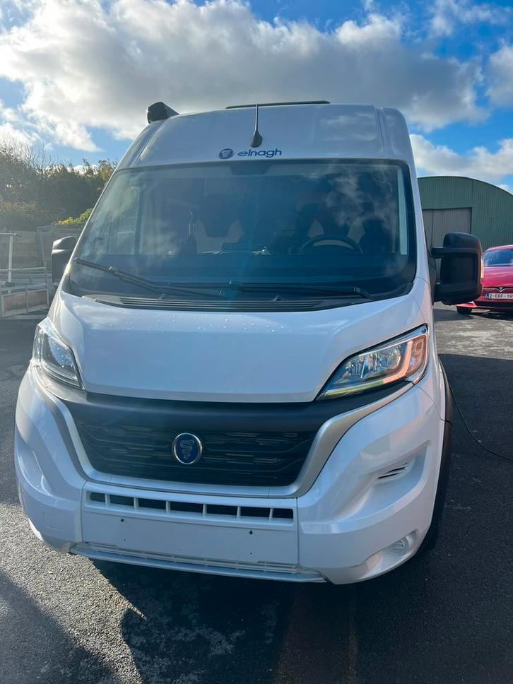 Fiat Ducato Elnagh Campervan als nieuw +_ 3500km, Caravanes & Camping, Camping-cars, Particulier, jusqu'à 3, Modèle Bus ou Fourgon aménagé