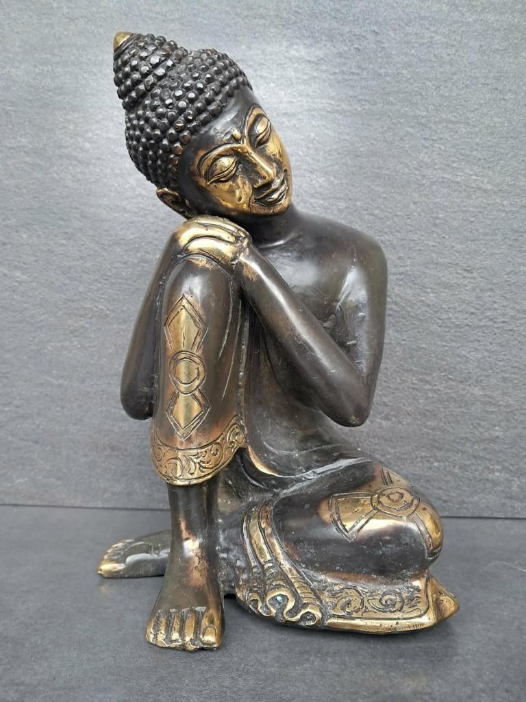 Bronzen beeld/Zen Boeddha/Azië, Ophalen of Verzenden, Nieuw