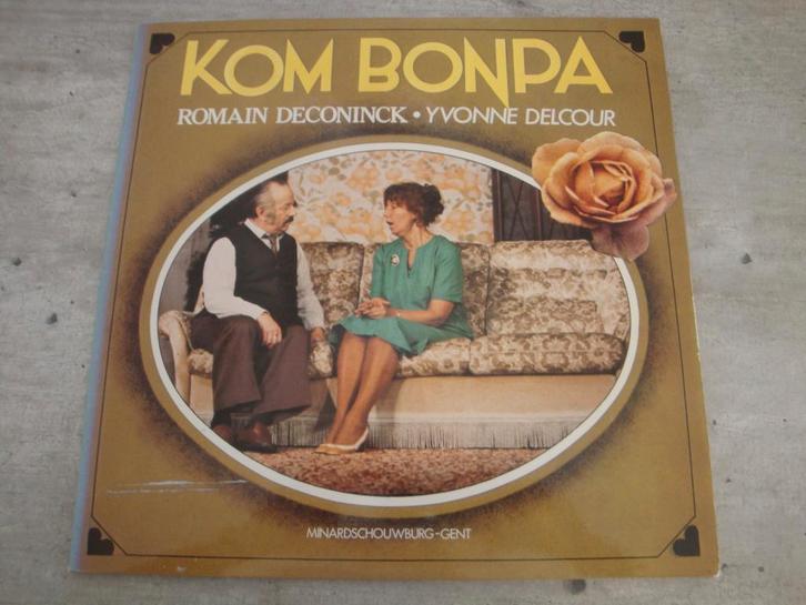 KOM BONPA -R. DECONINCK EN Y. DELCOUR -  GESIGNEERD !!, CD & DVD, Vinyles | Autres Vinyles, Comme neuf, Enlèvement ou Envoi