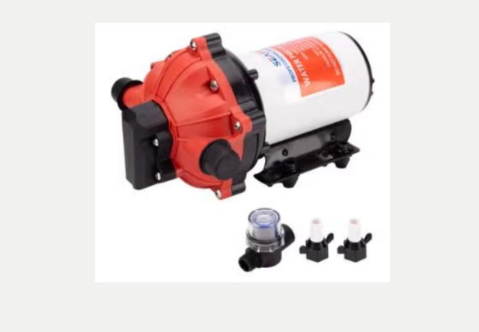 Pompe à eau à membrane auto-amorçante 12V 5,0 GPM et 60 PSI, Sports nautiques & Bateaux, Enlèvement ou Envoi, Neuf