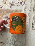 Oranje Mok Simba & Nala ( the lion king ) Disneyland, Ophalen of Verzenden, Leeuwenkoning of Jungle Boek, Servies