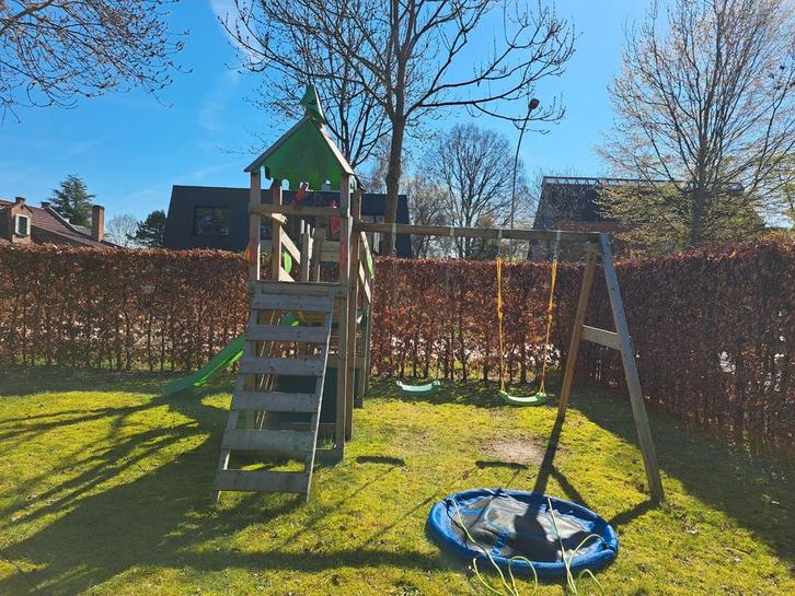 Speeltoestel Fat Moose River Run, Enfants & Bébés, Jouets | Extérieur | Aires de jeux, Utilisé, Toboggan, Mur d'escalade, Passerelle