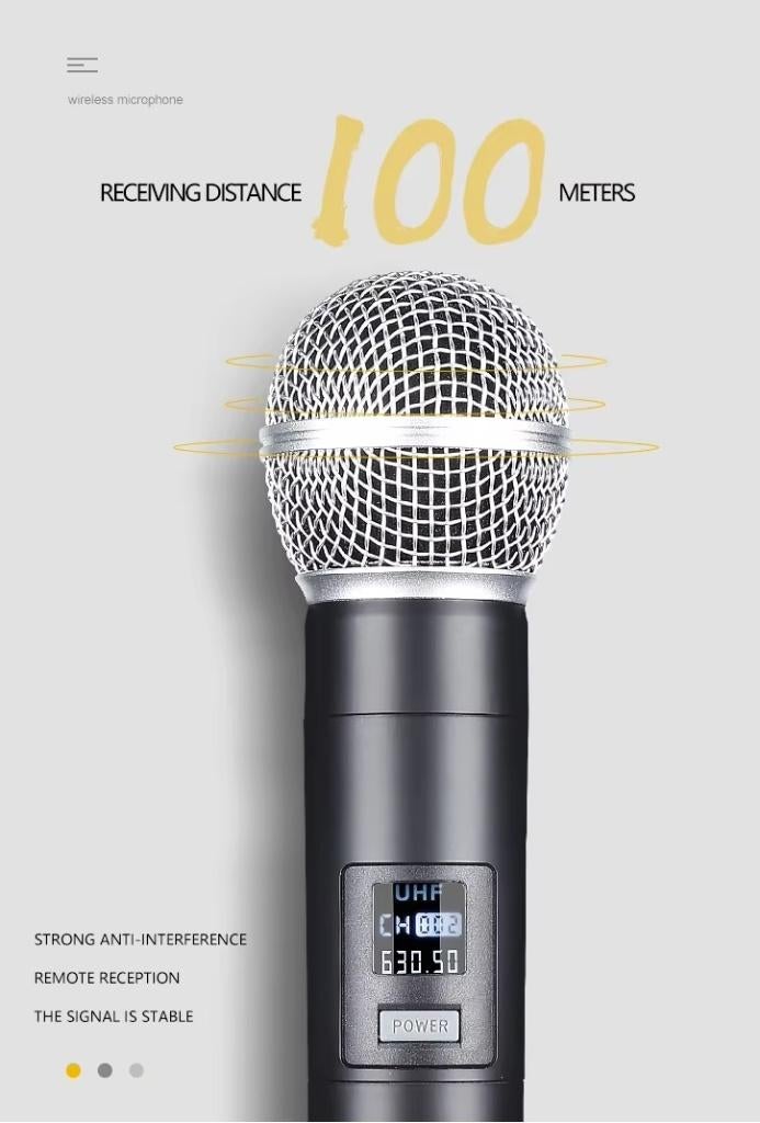 Nouveau set de microphones sans fil de première classe, TV, Hi-fi & Vidéo, Appareil pour karaoké, Enlèvement ou Envoi, Neuf, Micro(s)