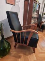 Retro lederen fauteuils, Huis en Inrichting, Fauteuils, Ophalen