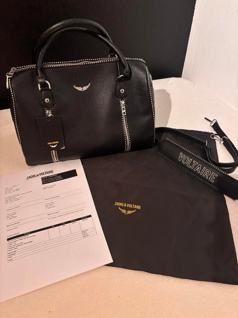 Zadig & Voltaire tas, Handtassen en Accessoires, Verzenden, Nieuw, Zwart, Schoudertasje