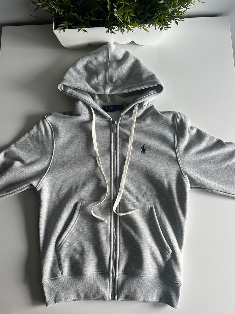 Ralph Lauren zip-up, Kleding | Heren, Truien en Vesten, Ophalen, Nieuw, Maat 46 (S) of kleiner, Grijs