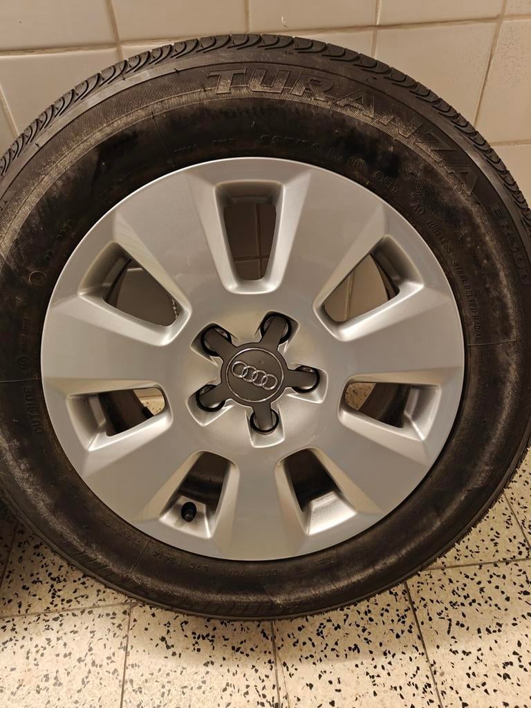 Audi A6 velgen 5x112/7.5J16/ET37/66.5mm, Ophalen, Gebruikt, 16 inch, Band(en)