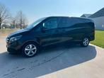 Mercedes V220 Extralang dubbel cabine LEDER*GPS, Achterwielaandrijving, 4 cilinders, 2000 kg, Zwart