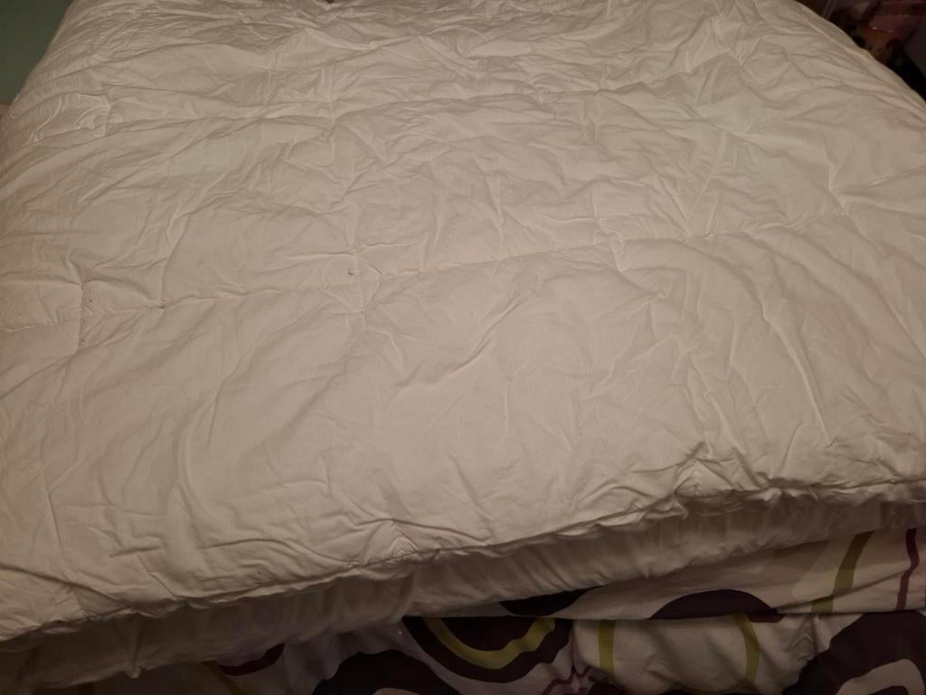 4 seizoensdekbed en 2 paar dekbedovertrekken maat 160 x 200, Ophalen, Gebruikt, Tweepersoons, Dekbedovertrek